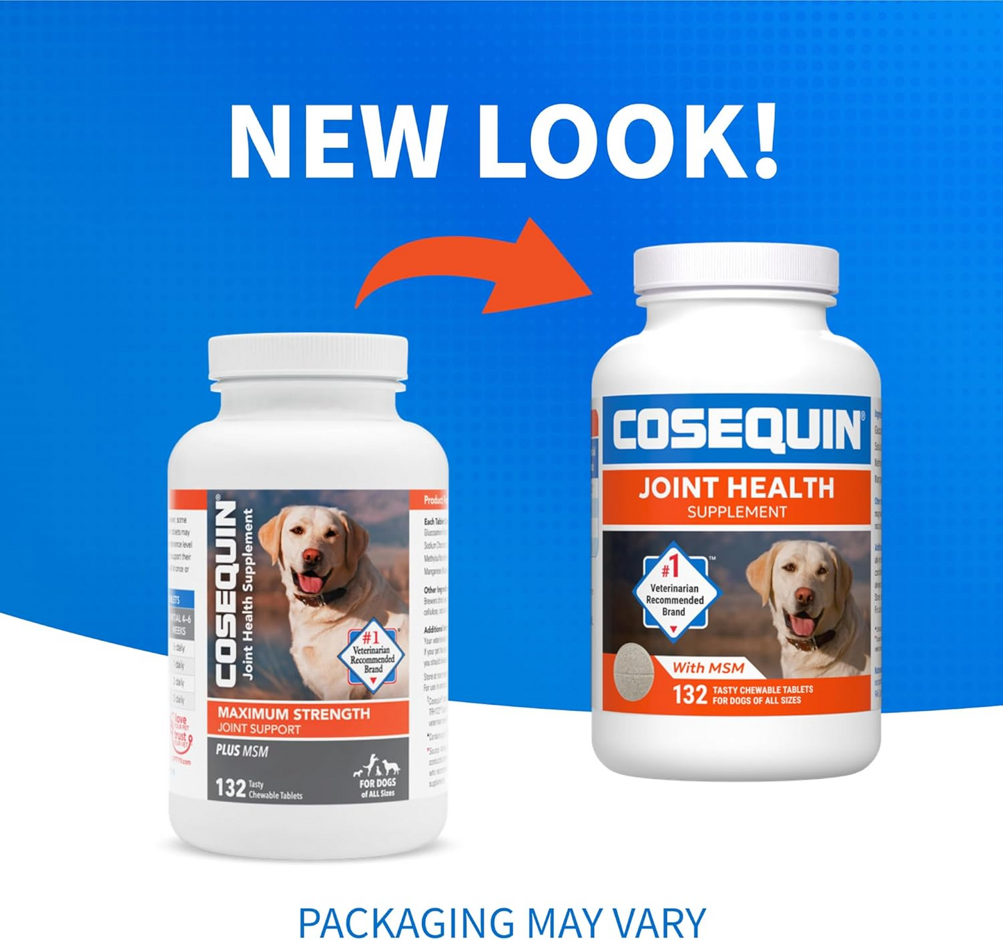 Cosequin® Joint Health Supplement for Dogs Chewable Tablets with Glucosamine, Chondroitin, and MSM